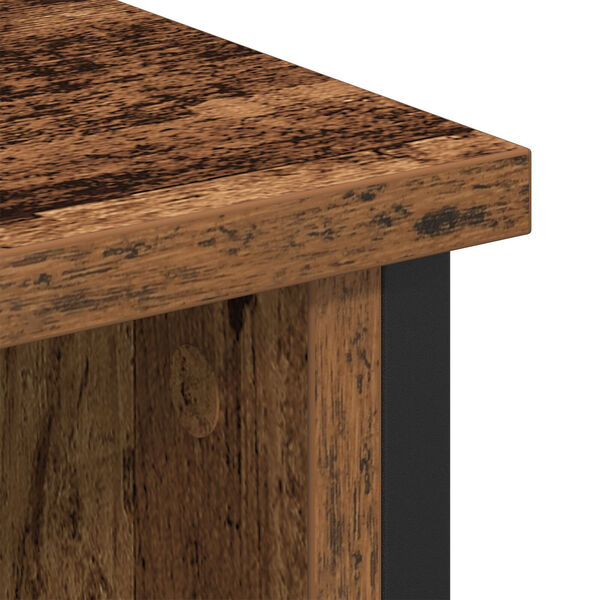 vidaXL Mobile TV Legno vecchio 100 x 35 x 45 cm Legno multistrato