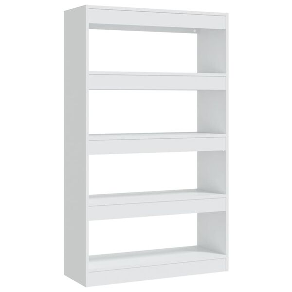 vidaXL Libreria/Divisorio Bianco 80x30x135 cm in Truciolato