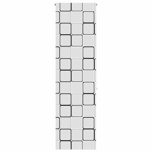 vidaXL Tenda a Rullo Doccia 60x240 cm Larghezza Tessuto 56 cm