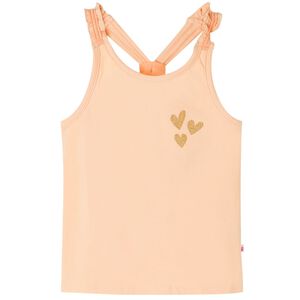 vidaXL Canotta da Bambina Arancione Chiaro 116