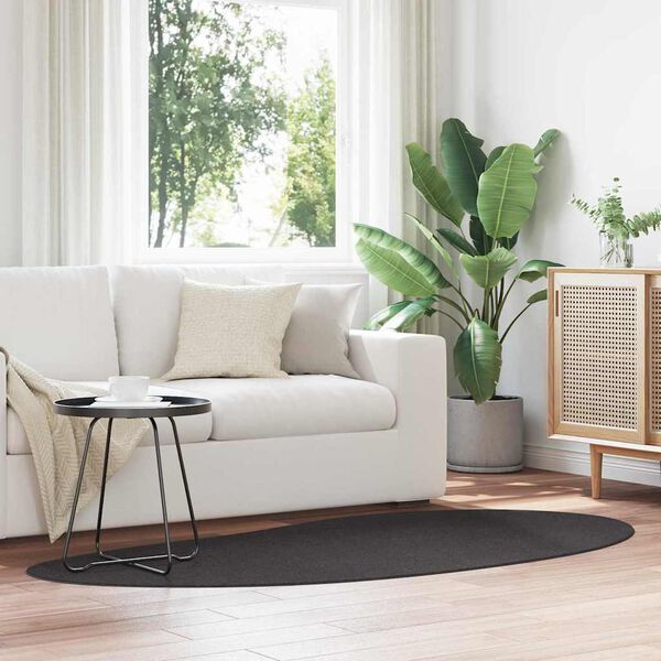 vidaXL Tappeto Antracite 100 x 200 cm Poliestere