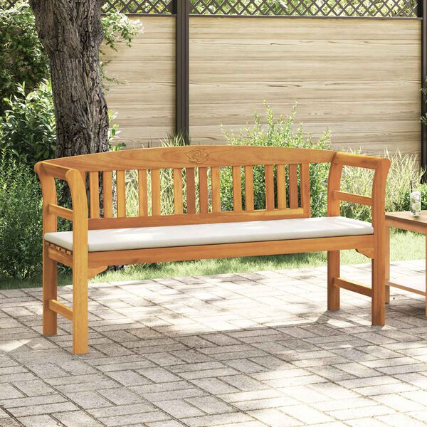 vidaXL Panchina Rosa Naturale 157 x 46 x 82,5 cm