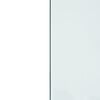 vidaXL Lastra in Vetro per Caminetto Rettangolare 100x60 cm