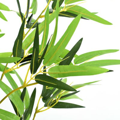 vidaXL Pianta di Bambù Artificiale con Vaso 175 cm Verde