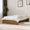 vidaXL Giroletto senza Materaso Ambra in Legno Massello 120x190 cm