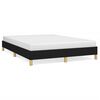 vidaXL Giroletto senza Materasso Nero 140x190 cm in Tessuto