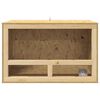 vidaXL Terrario Marrone 80 x 50 x 50 cm OSB