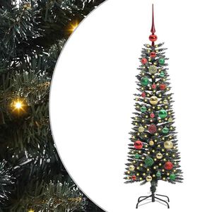 vidaXL Albero di Natale artificiale con 150 LED Verde 120 cm
