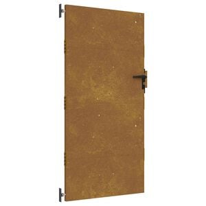 vidaXL Cancello da Giardino 85x200 cm in Acciaio Corten