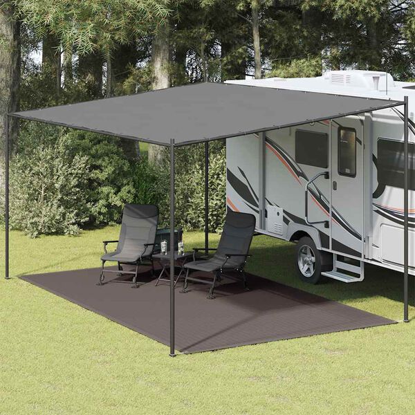 vidaXL Tappeto da Tenda 300x500 cm Antracite