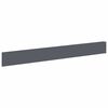 vidaXL Bordura per Prato 50 pz 100 x 12 cm Acciaio Antracite