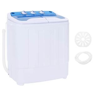 vidaXL Mini Lavatrice a Vaschetta Doppia 5,6 kg