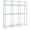 vidaXL Traliccio Giardino per Rampicanti Telaio U 181x31x182,5 Acciaio