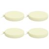 vidaXL Cuscini per Sedia in 4 Pezzi SOEST 4 pz 100% Poliestere Crema