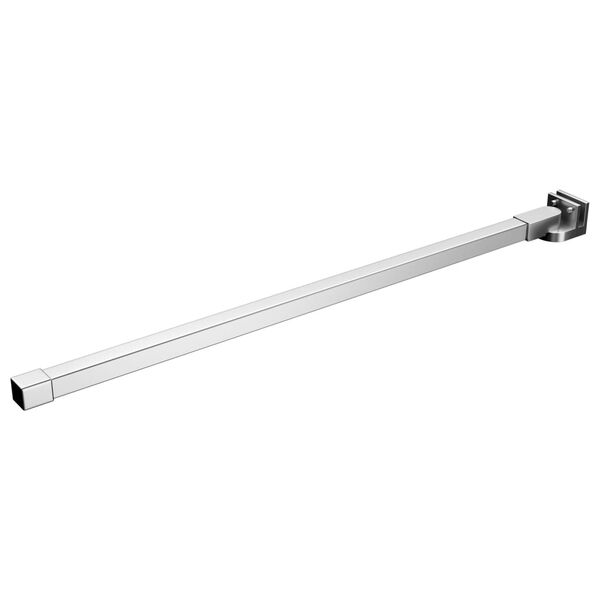 vidaXL Braccio di Supporto per Doccia in Acciaio Inox 70-120 cm