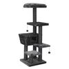 Ebi Albero Tiragraffi per Gatti North Dakota 48x48x141 cm Grigio