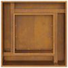 vidaXL Focolare Marrone 80 x 80 x 40 cm