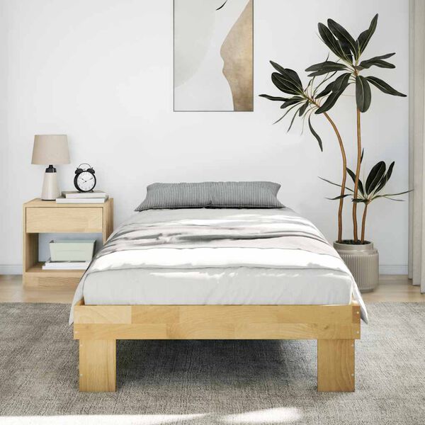 vidaXL Struttura Letto Senza Materasso 90x200 cm in Legno Massello