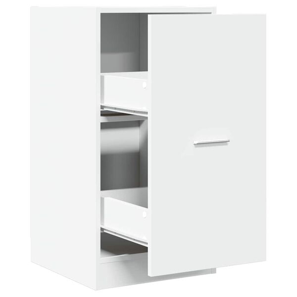 vidaXL Armadietto da Farmacia Bianco 40x41x77,5 cm in Truciolato