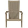 vidaXL Sedia Adirondack da Giardino in Polipropilene Marrone Chiaro