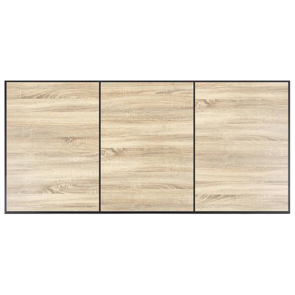 vidaXL Tavolo da Pranzo Rovere 200x100x75 cm in MDF