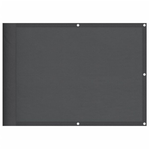 vidaXL Paravento da Balcone Antracite 75x700 cm 100% Poliestere Oxford