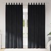 vidaXL Tende oscuranti 2 pcs Nero 140 x 225 cm Velluto