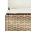 vidaXL Set Divano da Giardino 5 pz con Cuscini Beige in Polyrattan