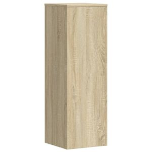 vidaXL Supporto per Piante Rovere Sonoma 33x33x100cm Legno Multistrato