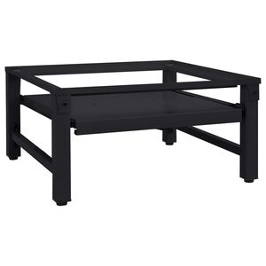 vidaXL Pedestallo per Lavatrice Nero 62 x 60,5 x 32,5 cm Acciaio