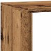 vidaXL Libreria a 4 Ripiani Legno Vecchio 143,5x29x143,5 cm Truciolato