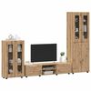 vidaXL Set mobile TV FLORIN Rovere artigianale Legno multistrato