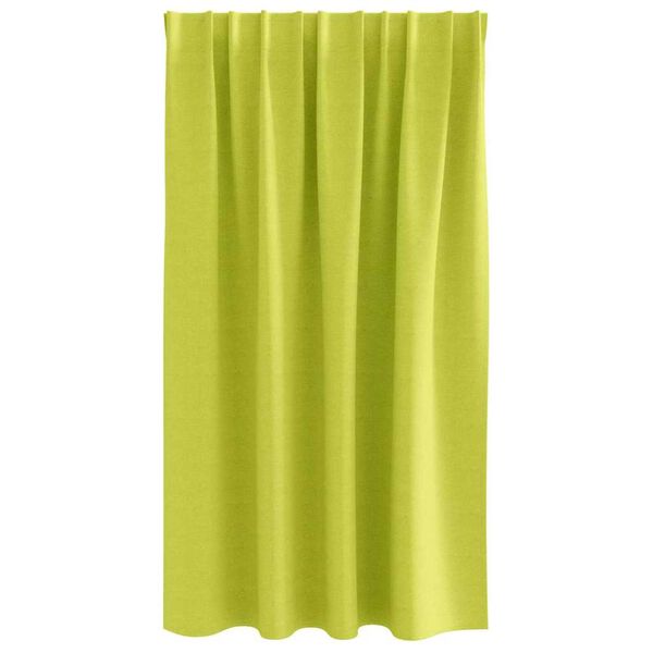 vidaXL Tende Blackout con Anelli 2 pcs Verde 140 x 140 cm Poliestere