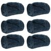 vidaXL Coperte da Pile 6 pz Blu navy 130 x 150 cm 3.04 Panno