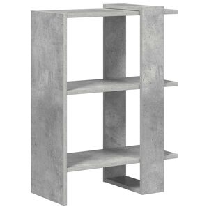 vidaXL Libreria Grigio cemento 52 x 25 x 71,5 cm Legno multistrato