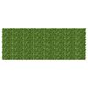 vidaXL Schermo per balcone con foglie Verde e Giallo 400 x 150 cm
