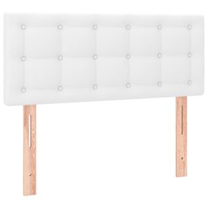vidaXL Testiera Bianca 80x5x78/88 cm in Similpelle