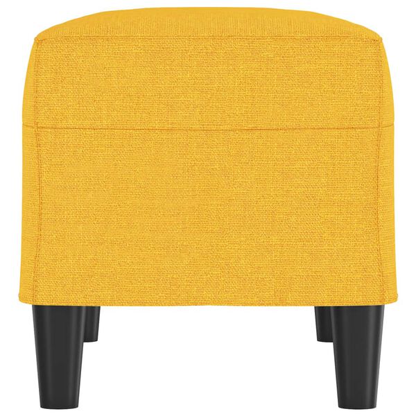 vidaXL Panca Giallo Chiaro 70x35x41 cm in Tessuto
