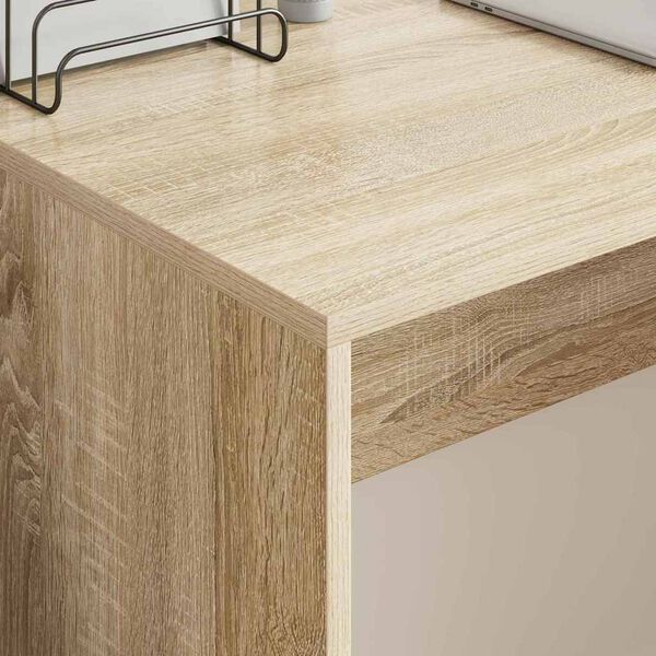 vidaXL Scrivania Rovere Sonoma 109 x 50 x 78 cm Legno multistrato