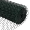 vidaXL Palo della recinzione Verde 100 x 0,8 m (mesh da 13 mm)