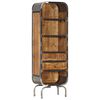 vidaXL Credenza 40x30x126 cm in Legno Massello di Mango