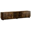 vidaXL Supporto TV 179.5 x 34.5 x 40 cm Rovere Fumo