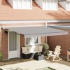 vidaXL Tenda Retrattile Grigio chiaro 400 × 300 cm Poliestere