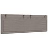 vidaXL Cuscino Testiera Hanko Tortora 120 cm in Tessuto
