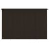 vidaXL Tenda a Rullo per Esterni 350x230 cm Marrone HDPE