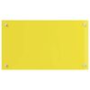 vidaXL Rivestimento da Cucina Giallo 70 x 40 x 0,6 cm vetro temperato