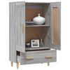 vidaXL Credenza Grigio Sonoma 70x31x115 cm in Legno Multistrato