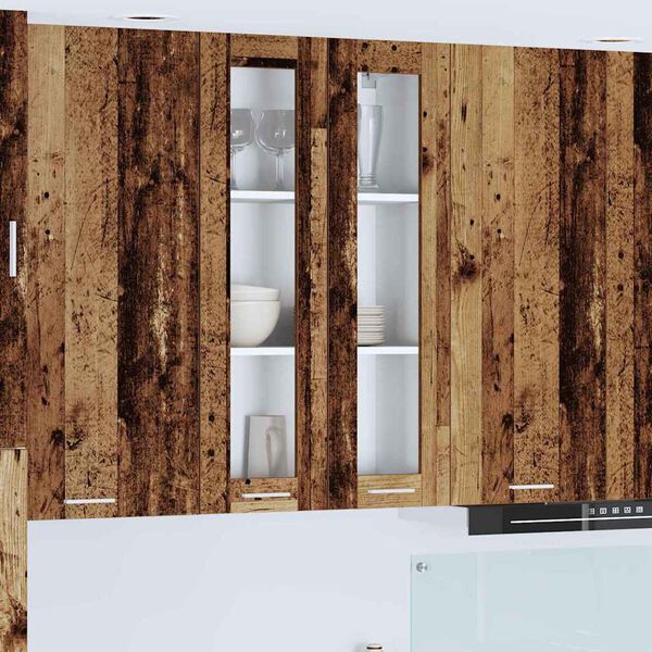 vidaXL Armadio pensile con porta Legno vecchio 60 x 31 x 100 cm