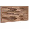 vidaXL Testiera del letto Naturale Legno di teak solido