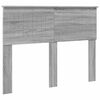 vidaXL Testiera Grigio Sonoma Legno ingegnerizzato